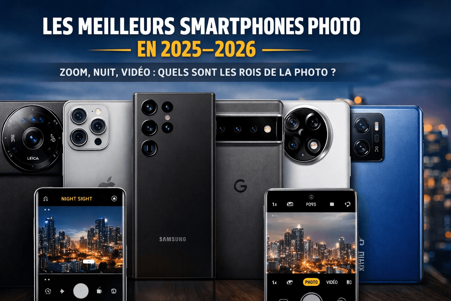 أفضل هواتف التصوير في 2025–2026