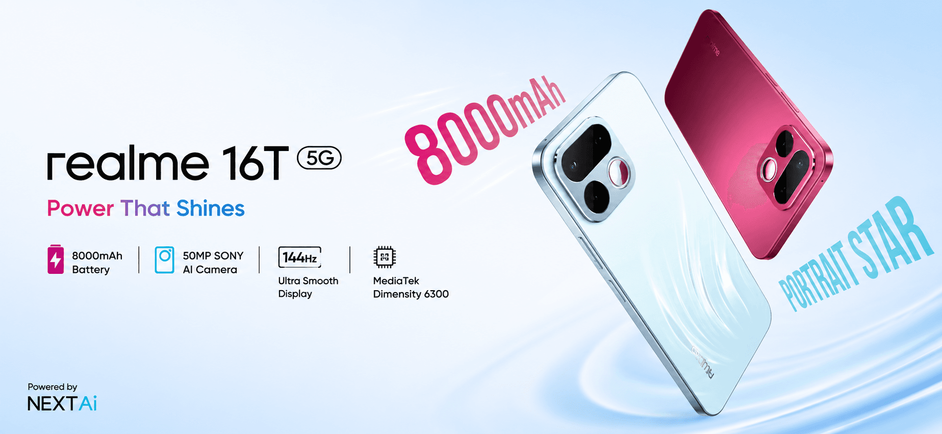 هاتف Realme 16T ببطارية 8000mAh